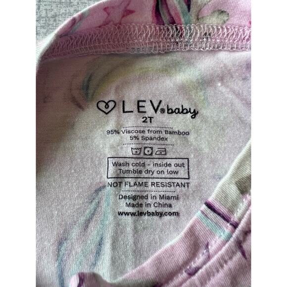 Lev Baby Molly Toddler Bamboo Lounge Set Size 2T - Picture 3 of 4